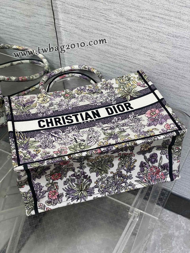 Dior专柜新款TOTE包迪奥高仿原单Around the world图案中号Tote手提购物包 djfk1385